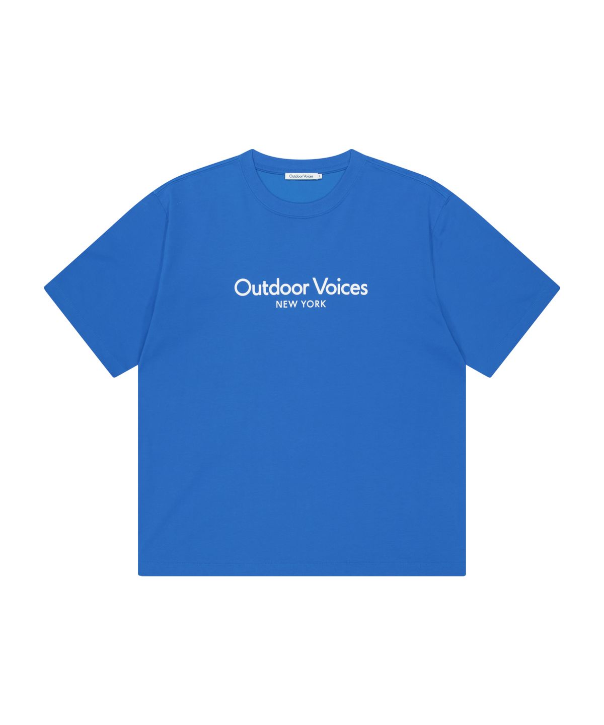 아웃도어 보이스(OUTDOOR VOICES) AirCorePro™ CLASSIC LOGO NY TEE (OV BLUE)