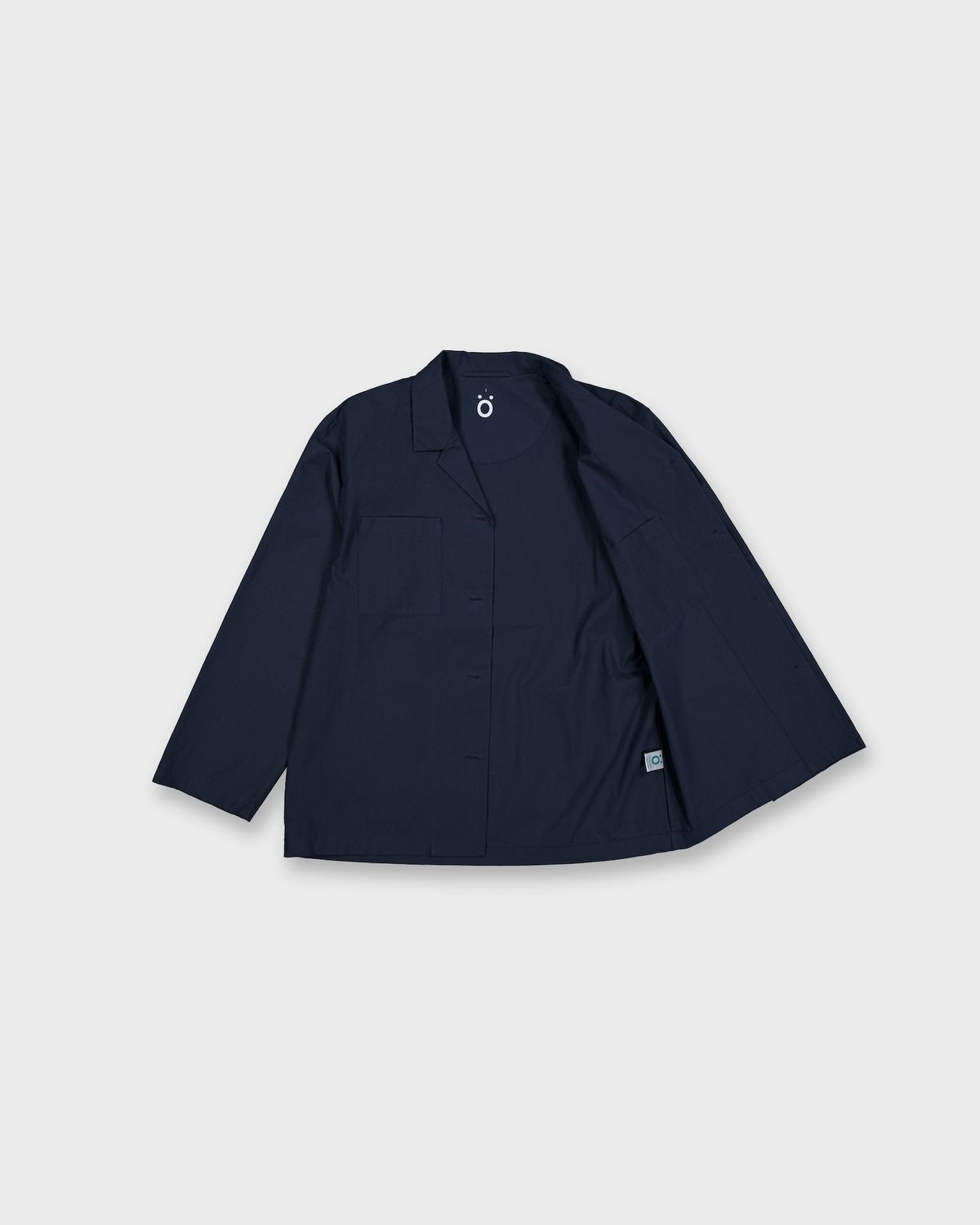 모잉모잉(MOIN MOIN) Long daily pajamas shirt, Ink black