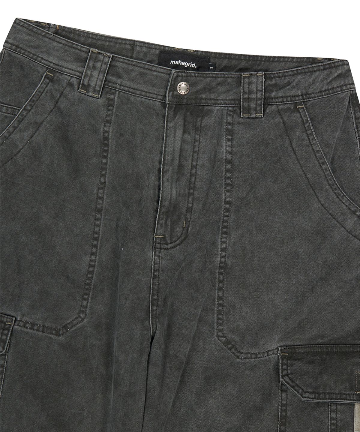 마하그리드(MAHAGRID) BERMUDA UTILITY CARGO SHORTS CHARCOAL(MG2GMMPA64A)