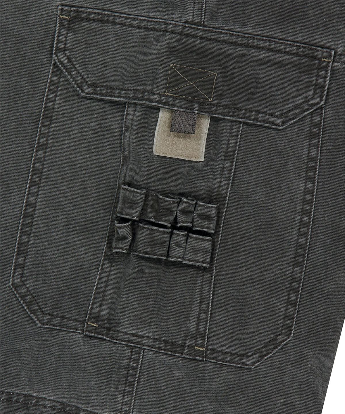마하그리드(MAHAGRID) BERMUDA UTILITY CARGO SHORTS CHARCOAL(MG2GMMPA64A)