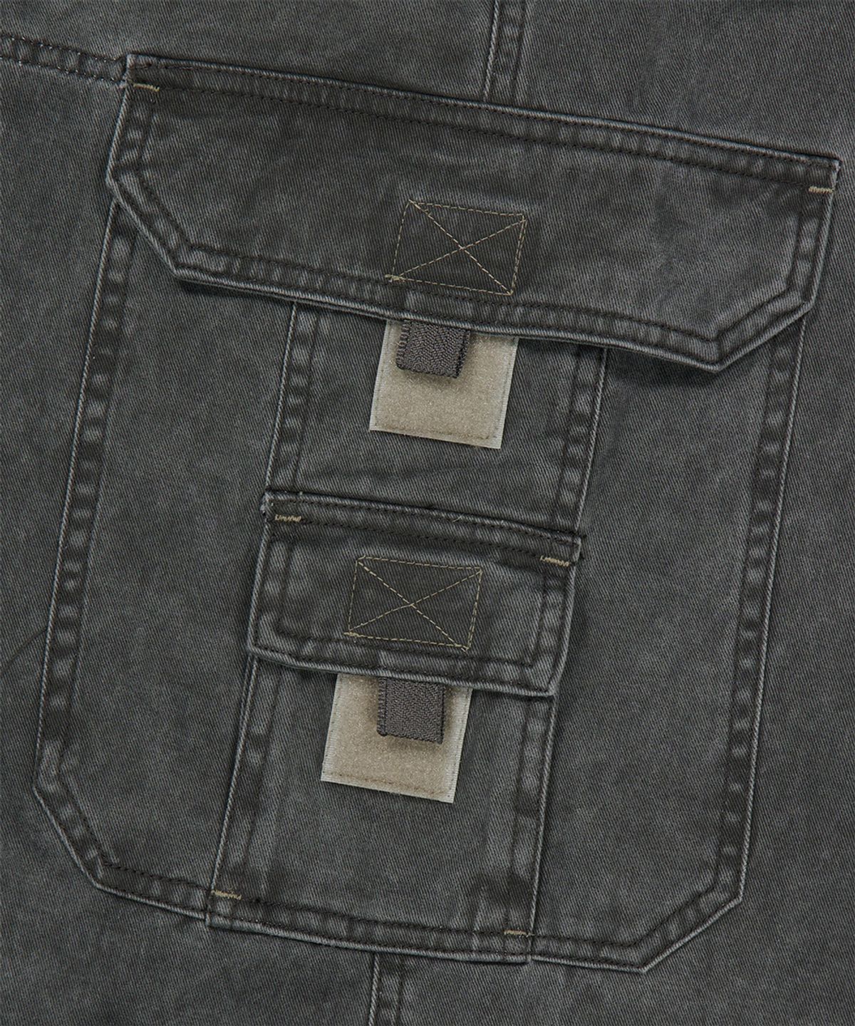 마하그리드(MAHAGRID) BERMUDA UTILITY CARGO SHORTS CHARCOAL(MG2GMMPA64A)
