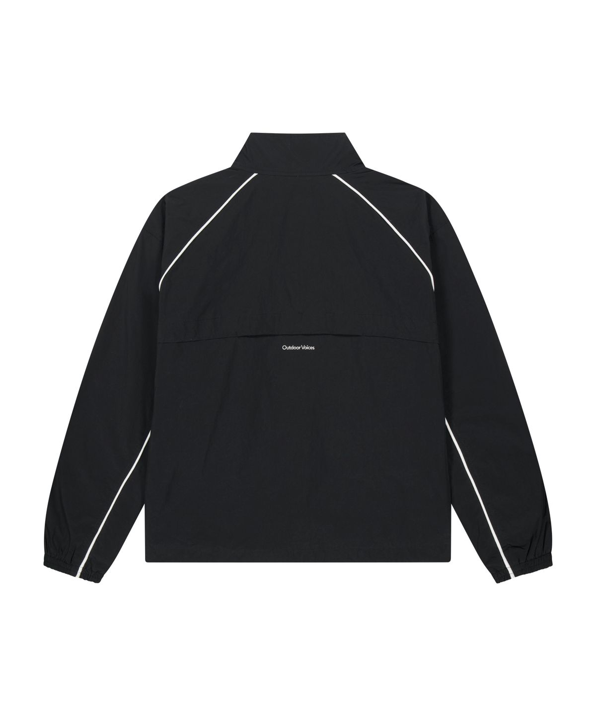 아웃도어 보이스(OUTDOOR VOICES) OV LOGO NYLON TRACK JACKET (BLACK)