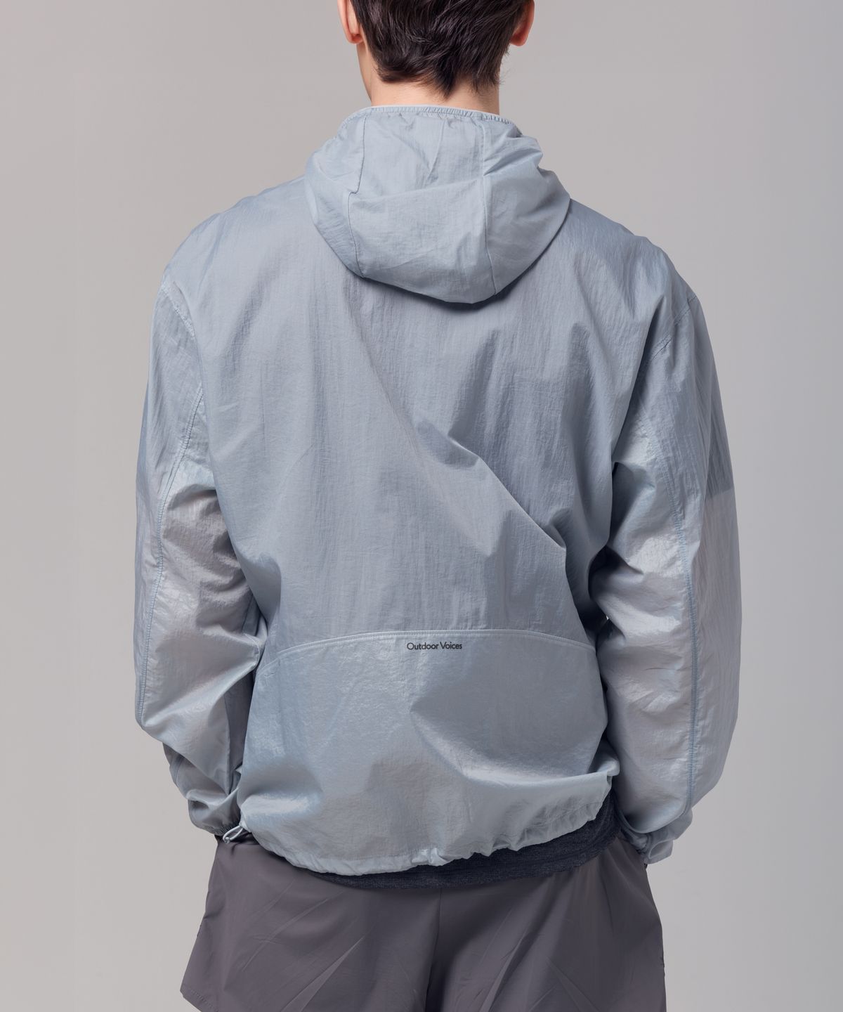 아웃도어 보이스(OUTDOOR VOICES) LIGHTWEIGHT PACKABLE WINDBREAKER (GRAY)