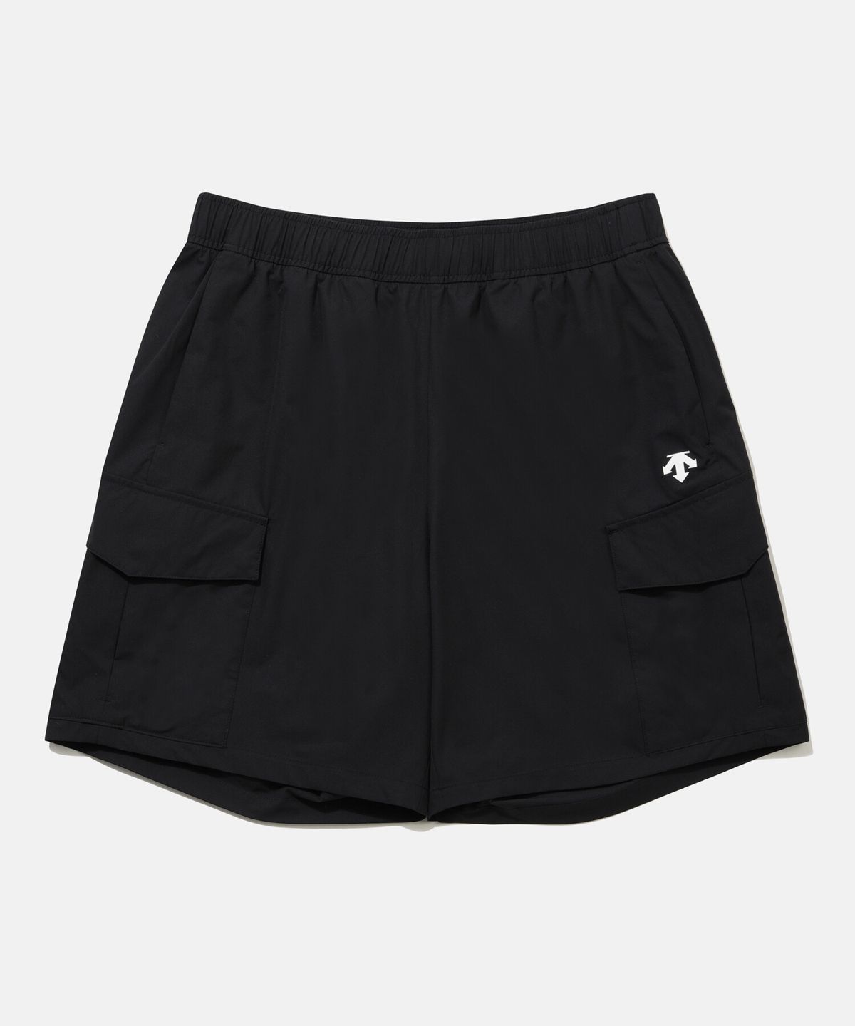 데상트(DESCENTE) 스트레치 7.5인치 우븐 카고 쇼츠 블랙 SR221UHP44