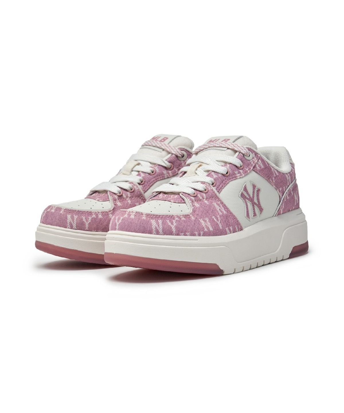 엠엘비(MLB) 청키라이너 데님 모노그램 SL NY (Pink)