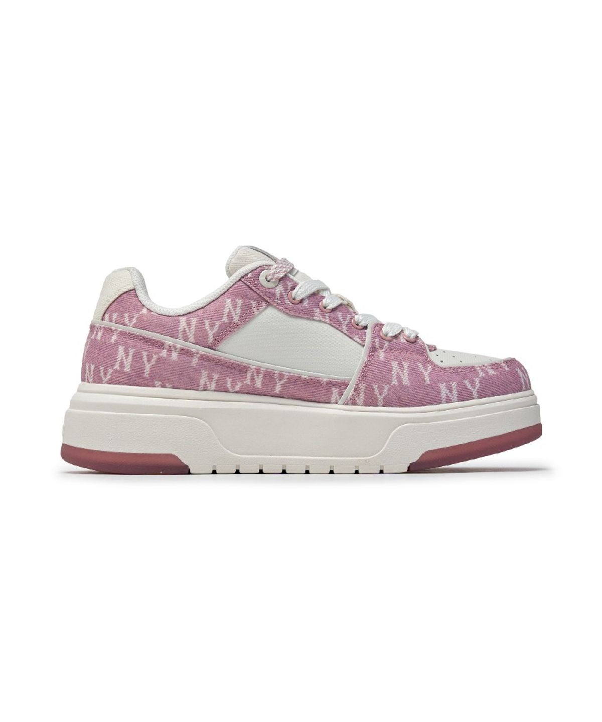 엠엘비(MLB) 청키라이너 데님 모노그램 SL NY (Pink)