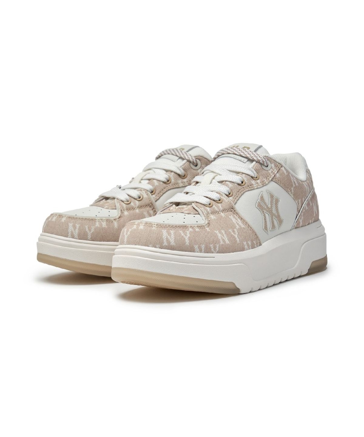 엠엘비(MLB) 청키라이너 데님 모노그램 SL NY (Cream)