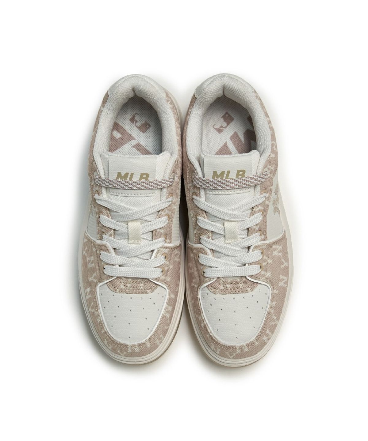 엠엘비(MLB) 청키라이너 데님 모노그램 SL NY (Cream)