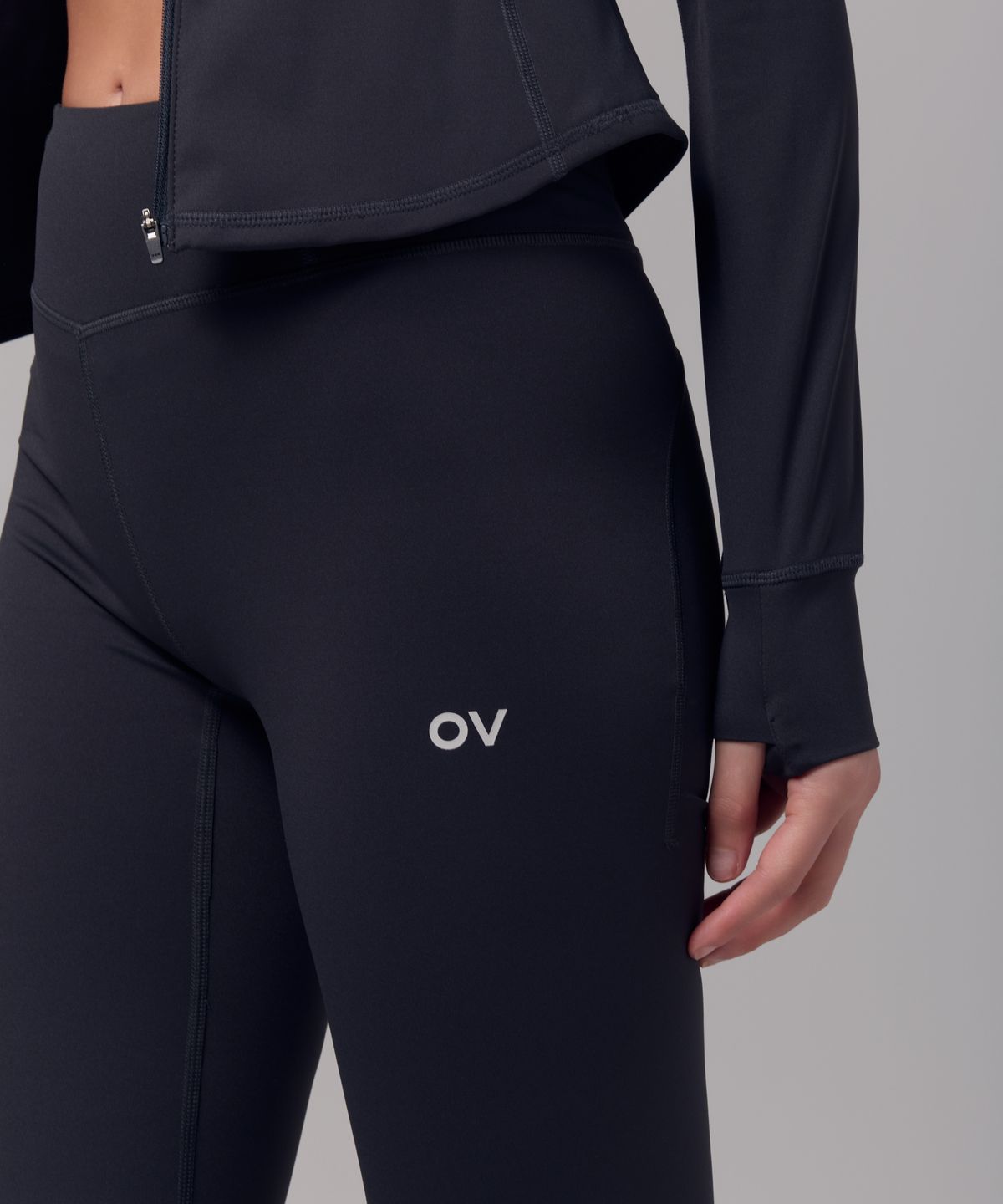 아웃도어 보이스(OUTDOOR VOICES) (W)Technol-OV™ COMFY FLEX FLARE LEGGINGS (CHARCOAL)