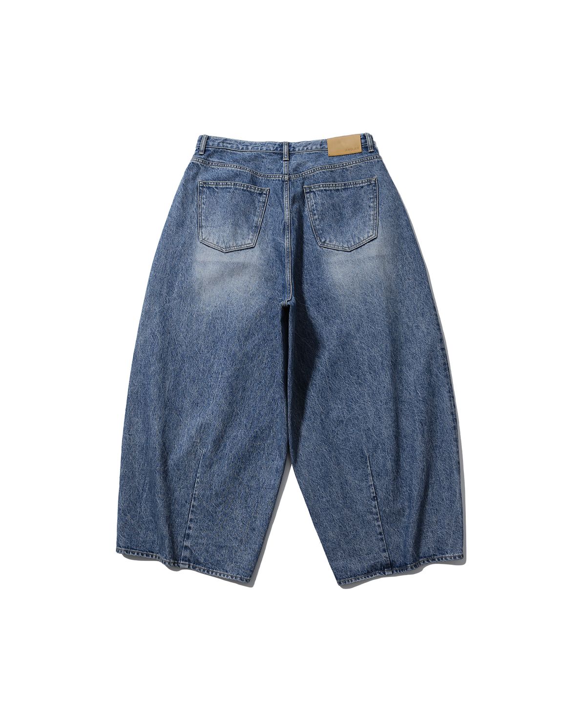 앵글런(ANGLAN) Washed Denim Balloon Pants - Japan Fabric Edition