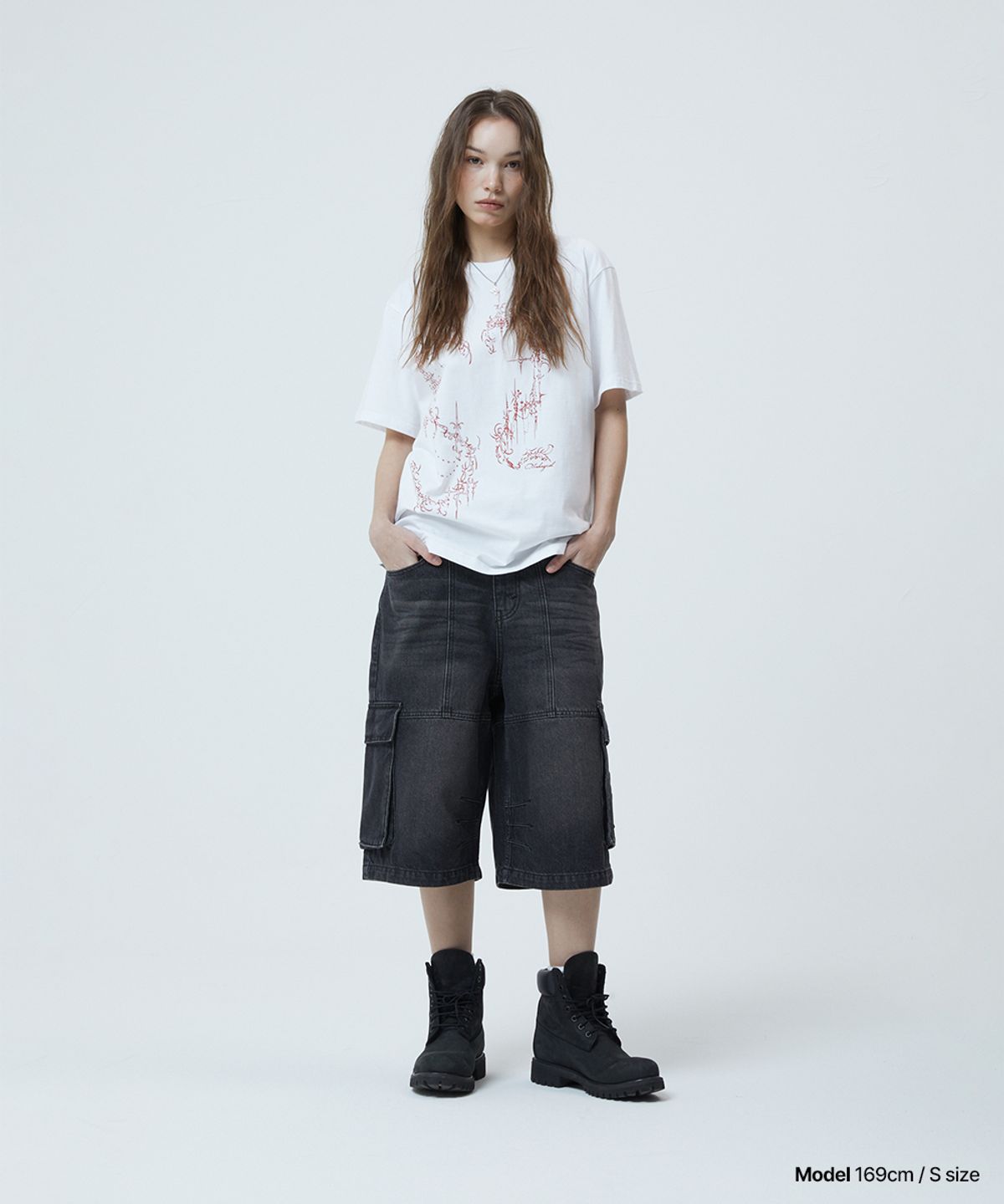 마하그리드(MAHAGRID) HEART TATTOO TEE WHITE(MG2GMMT512A)