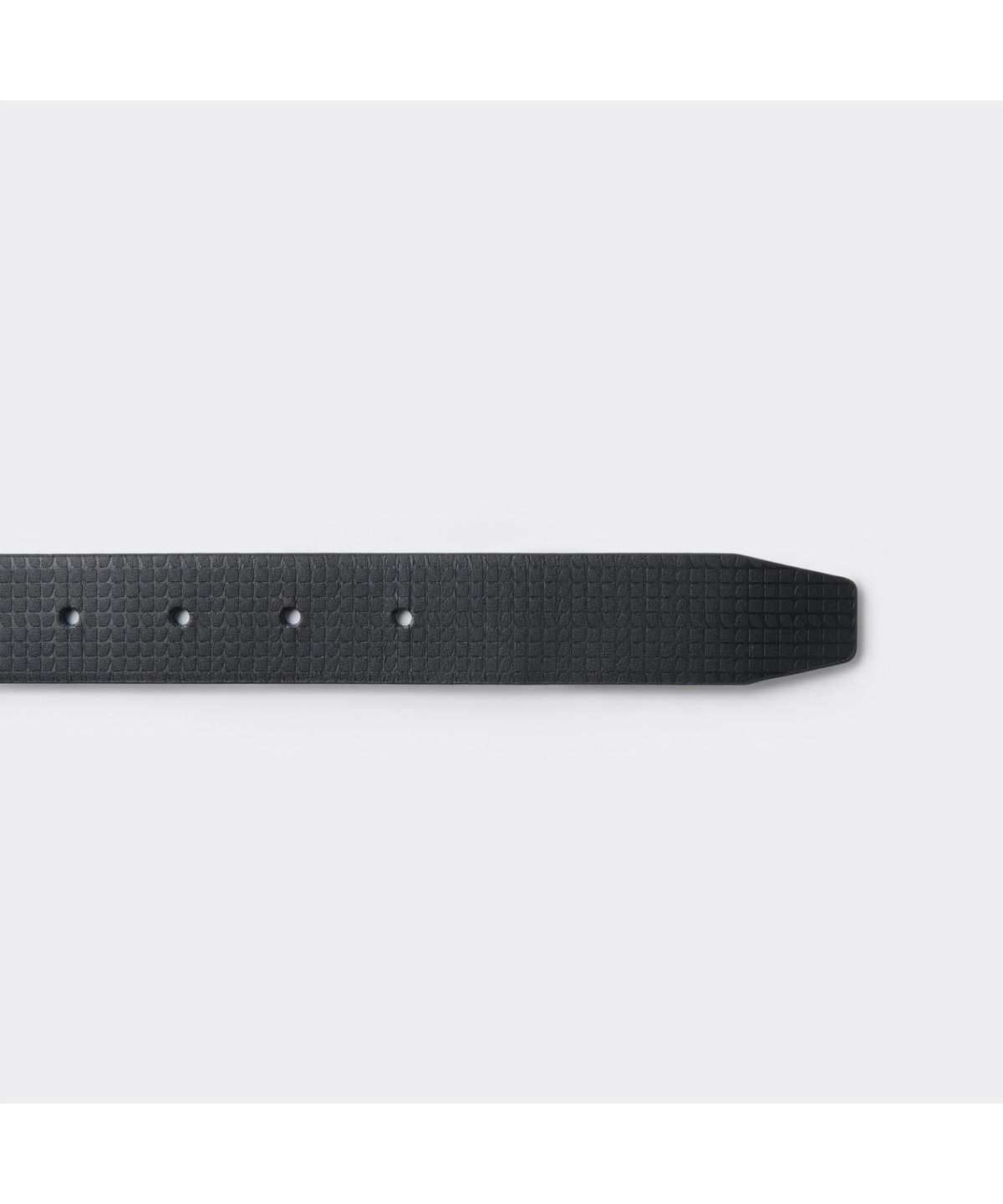 커스텀멜로우(CUSTOMELLOW) Black Leather Reversible Belt CAABX26101BKX