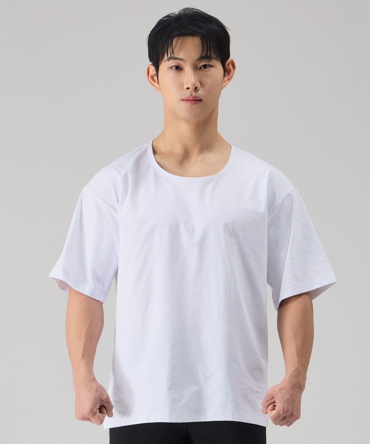 엔티비씨(NTBC) U넥 쿨 베이직 반팔 티셔츠_2COLOR
