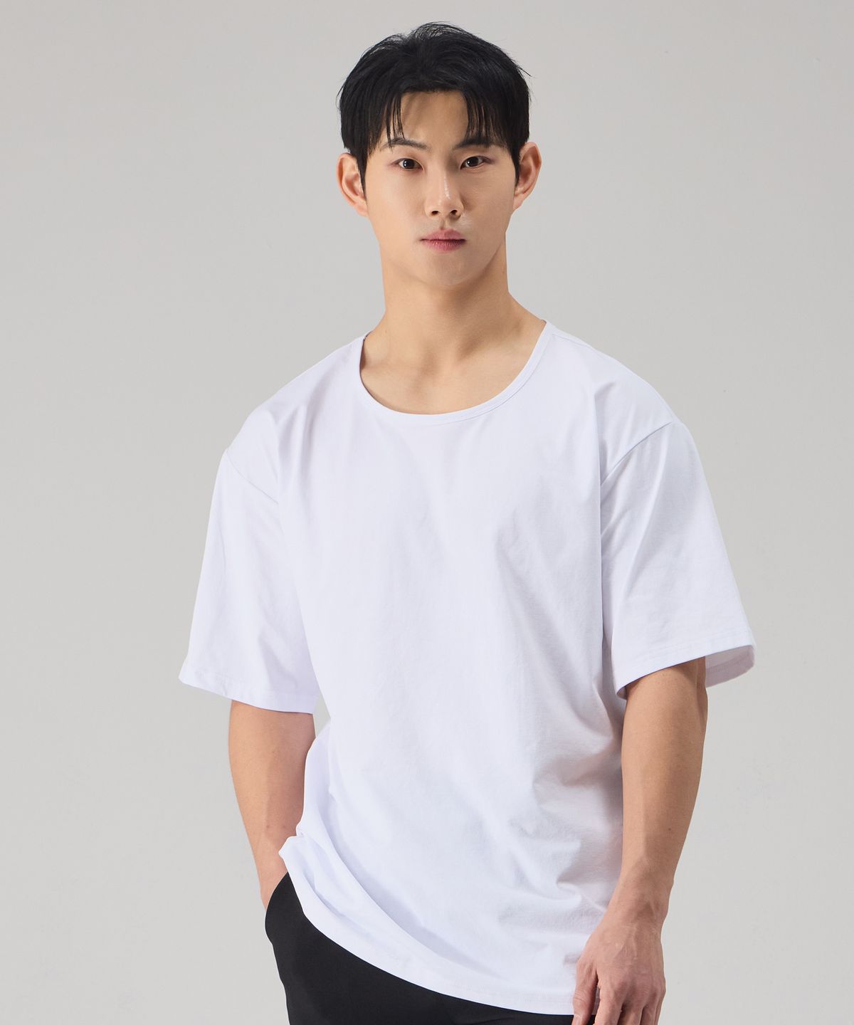 엔티비씨(NTBC) U넥 쿨 베이직 반팔 티셔츠_2COLOR