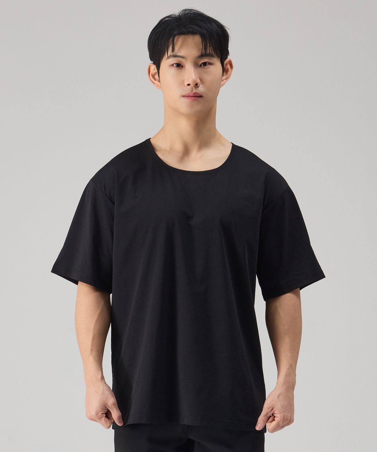엔티비씨(NTBC) U넥 쿨 베이직 반팔 티셔츠_2COLOR