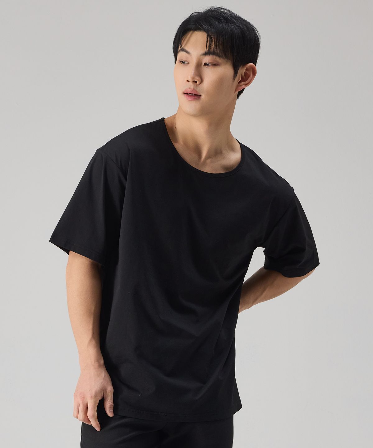 엔티비씨(NTBC) U넥 쿨 베이직 반팔 티셔츠_2COLOR