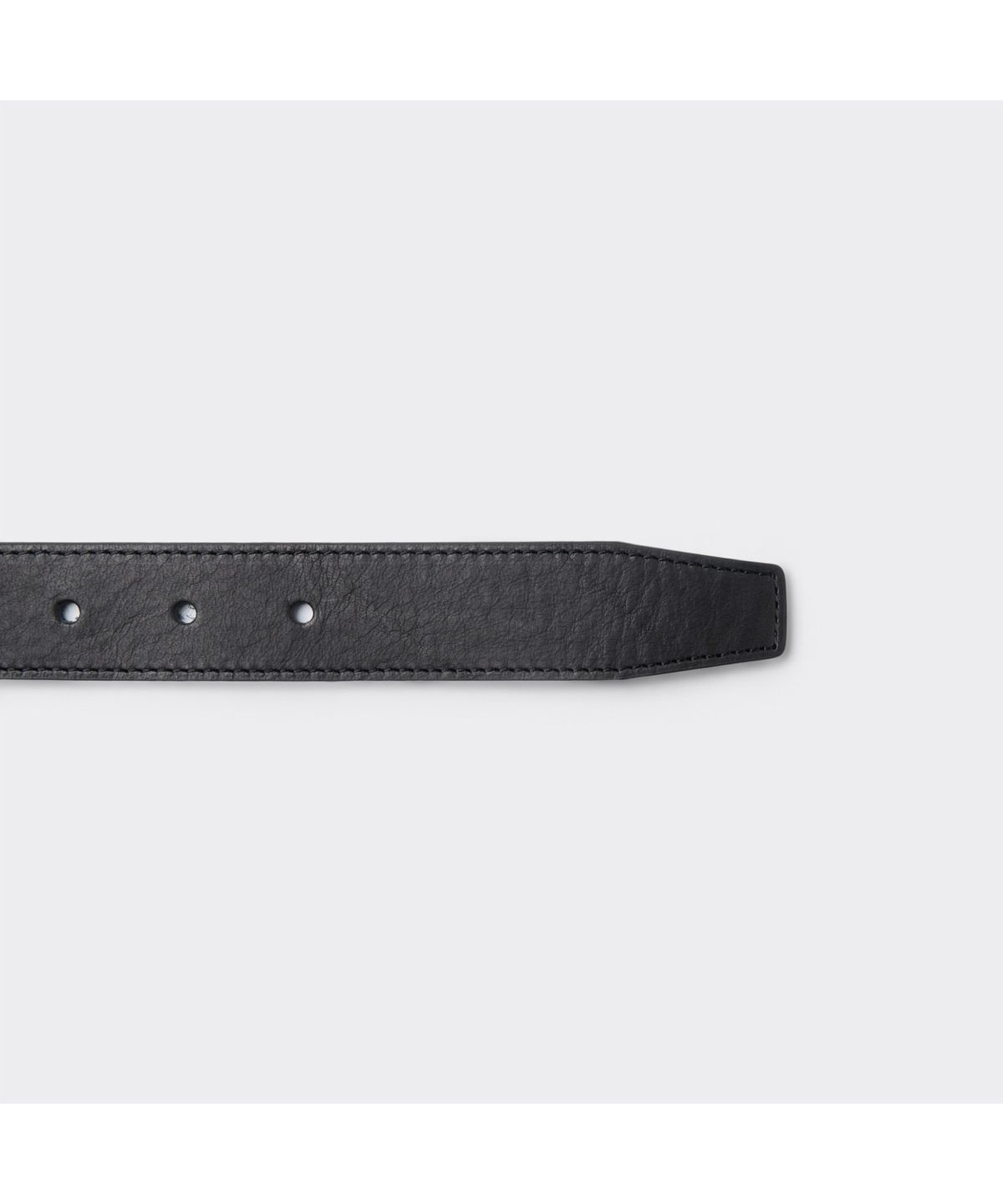 커스텀멜로우(CUSTOMELLOW) Black Leather Reversible Belt CAABX26103BKX