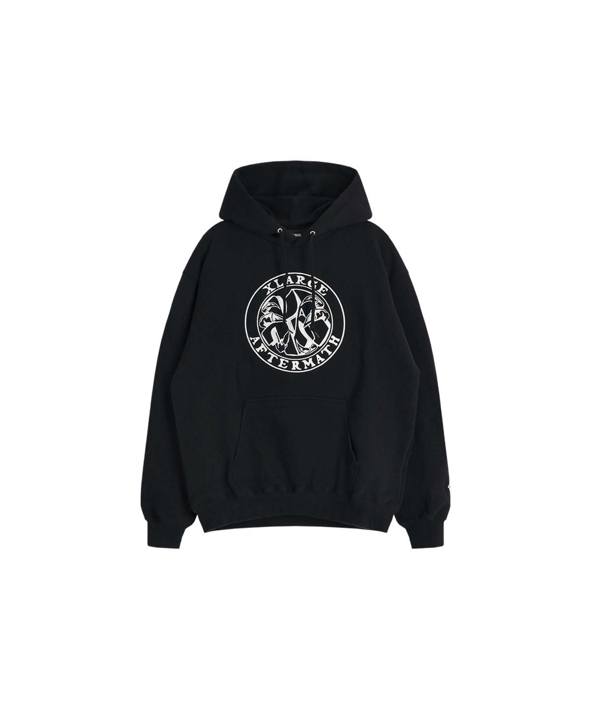 애프터매스(AFTERMATH) ATM X XLARGE PULLOVER HOODIE BLACK