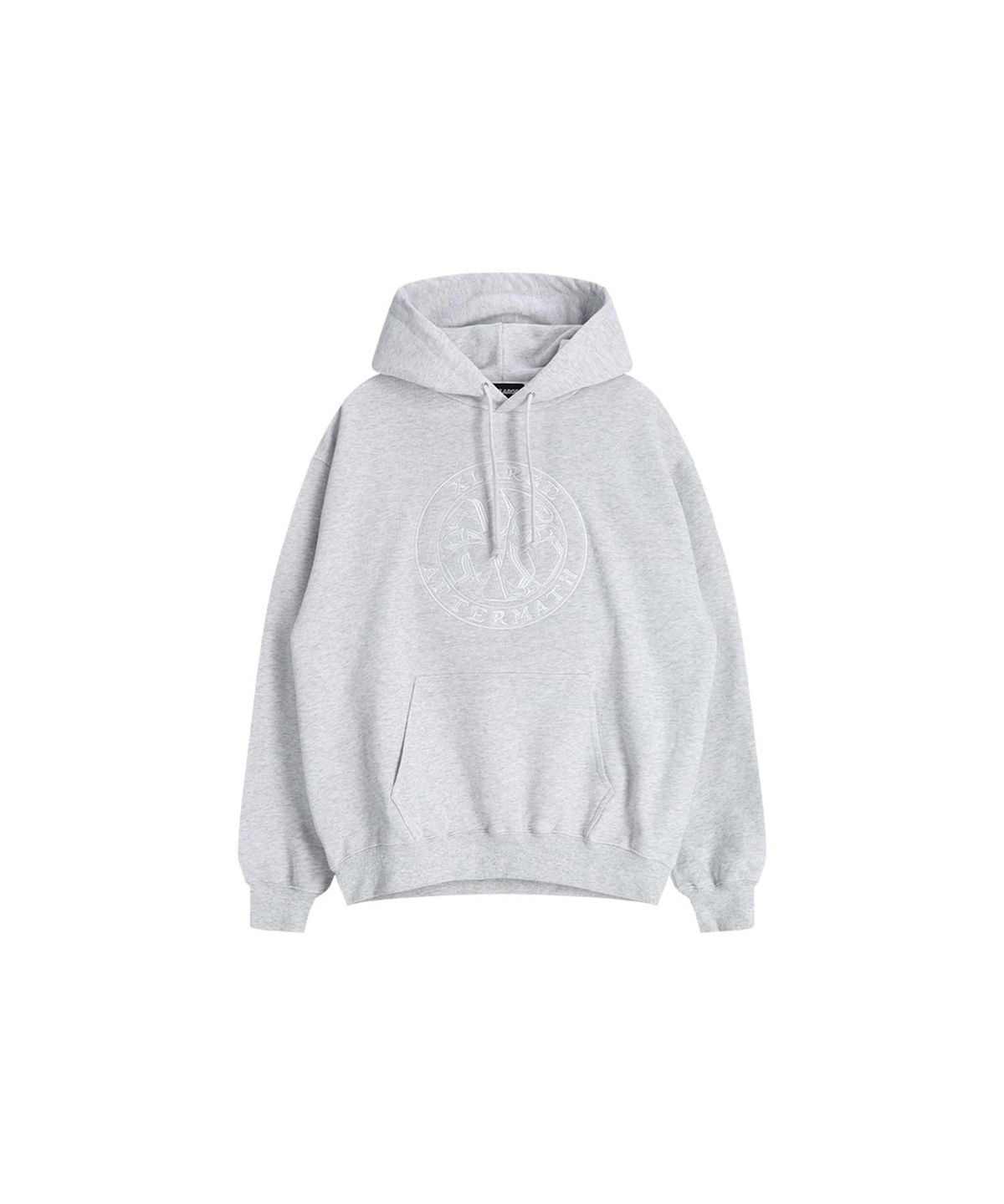 애프터매스(AFTERMATH) ATM X XLARGE PULLOVER HOODIE GREY