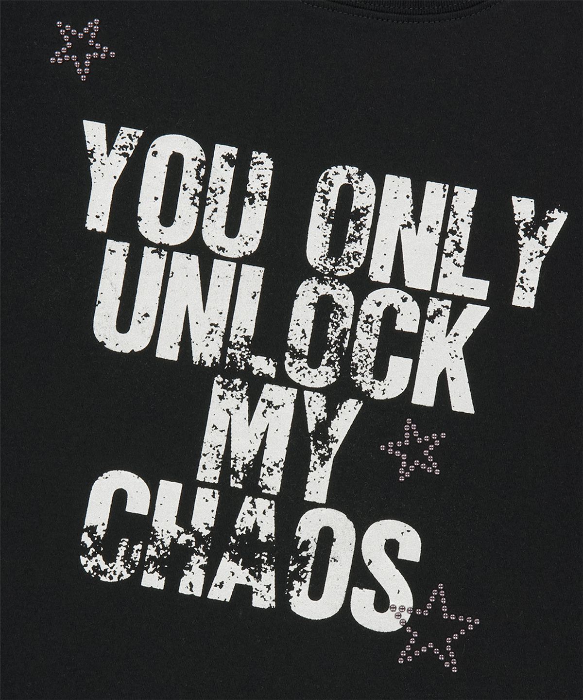 마하그리드(MAHAGRID) UNLOCK CROP TEE BLACK(MG2GMFT529A)
