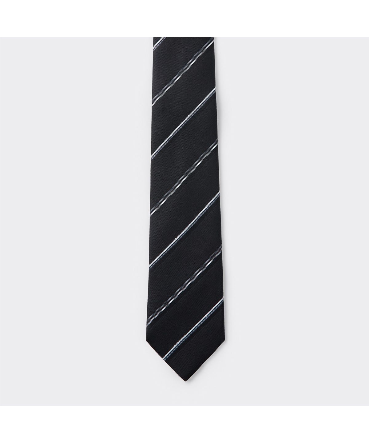 커스텀멜로우(CUSTOMELLOW) Black Stripe Tie CAAIX26102BKX