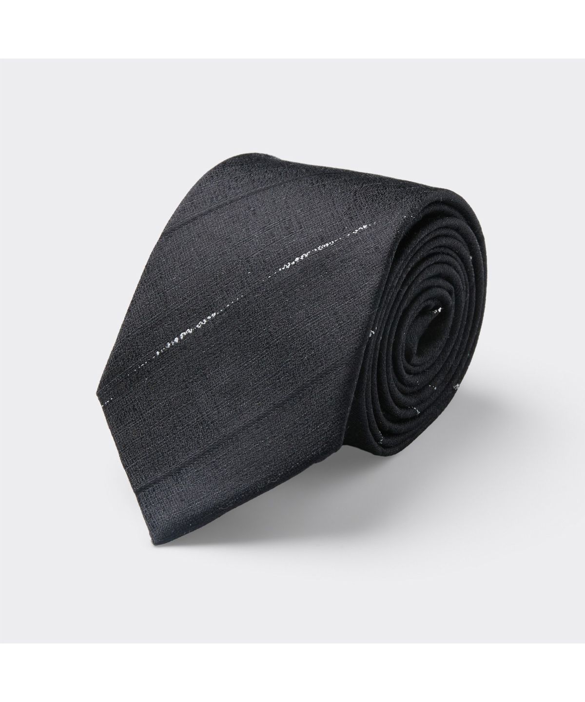 커스텀멜로우(CUSTOMELLOW) Black Stripe Tie CAAIX26103BKX