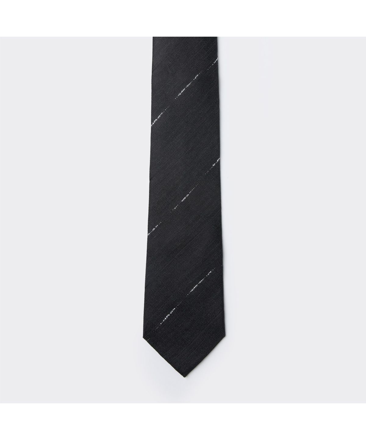 커스텀멜로우(CUSTOMELLOW) Black Stripe Tie CAAIX26103BKX