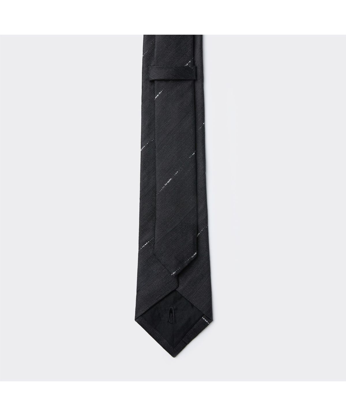 커스텀멜로우(CUSTOMELLOW) Black Stripe Tie CAAIX26103BKX
