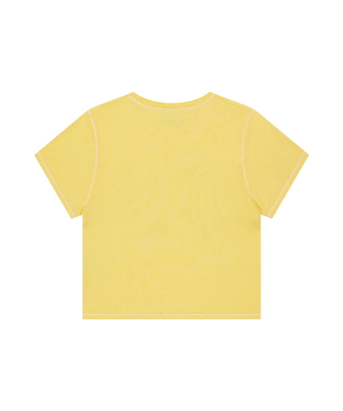 마하그리드(MAHAGRID) PIGMENT BUTTERFLY GOTH CROP TEE YELLOW(MG2GMFT533A)