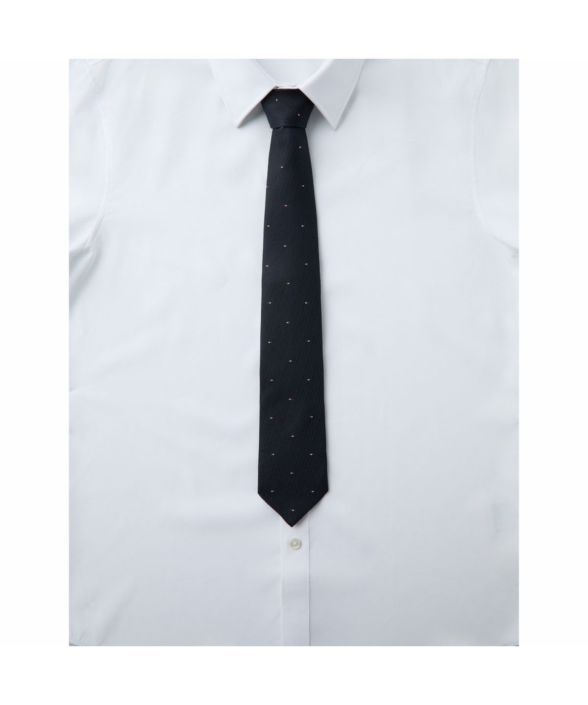 커스텀멜로우(CUSTOMELLOW) Navy Dot Tie CAAIX26107NYD