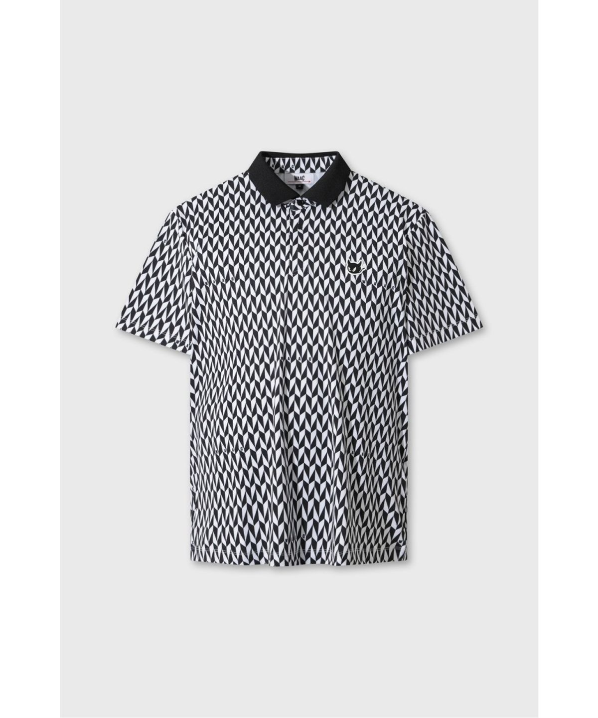 왁(WAAC) PLAYER S EDITION Arrow Print Polo WMTCM26903BKX