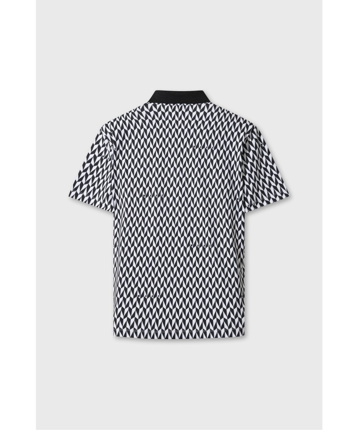 왁(WAAC) PLAYER S EDITION Arrow Print Polo WMTCM26903BKX