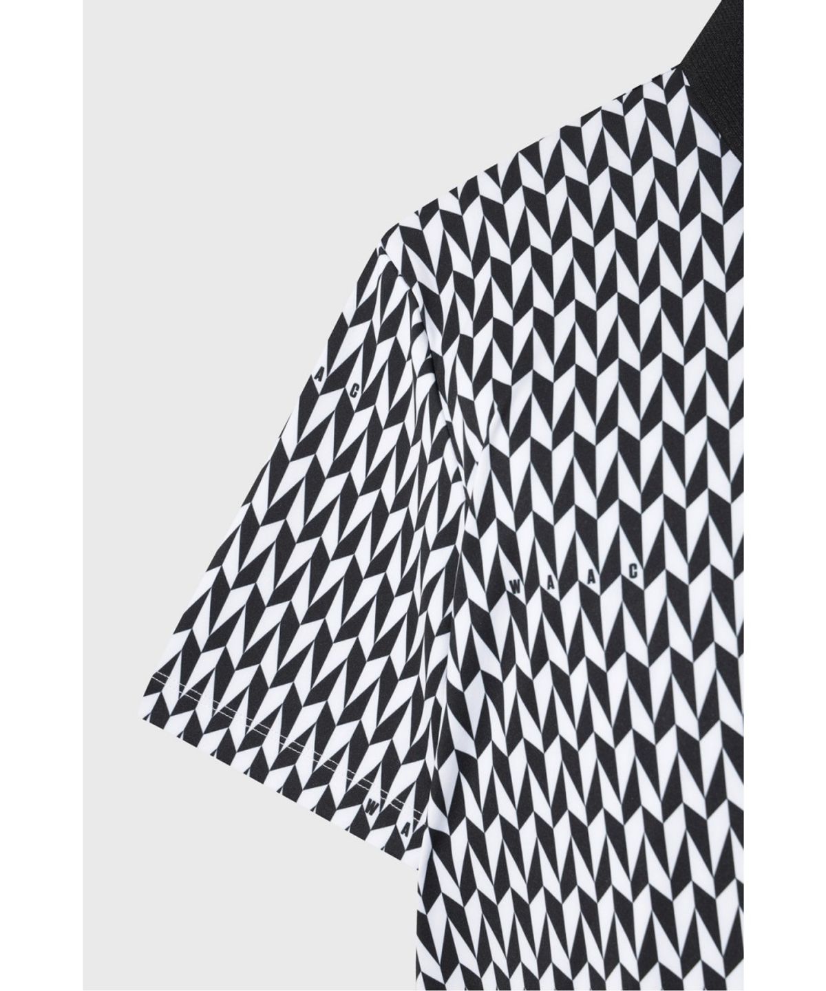 왁(WAAC) PLAYER S EDITION Arrow Print Polo WMTCM26903BKX