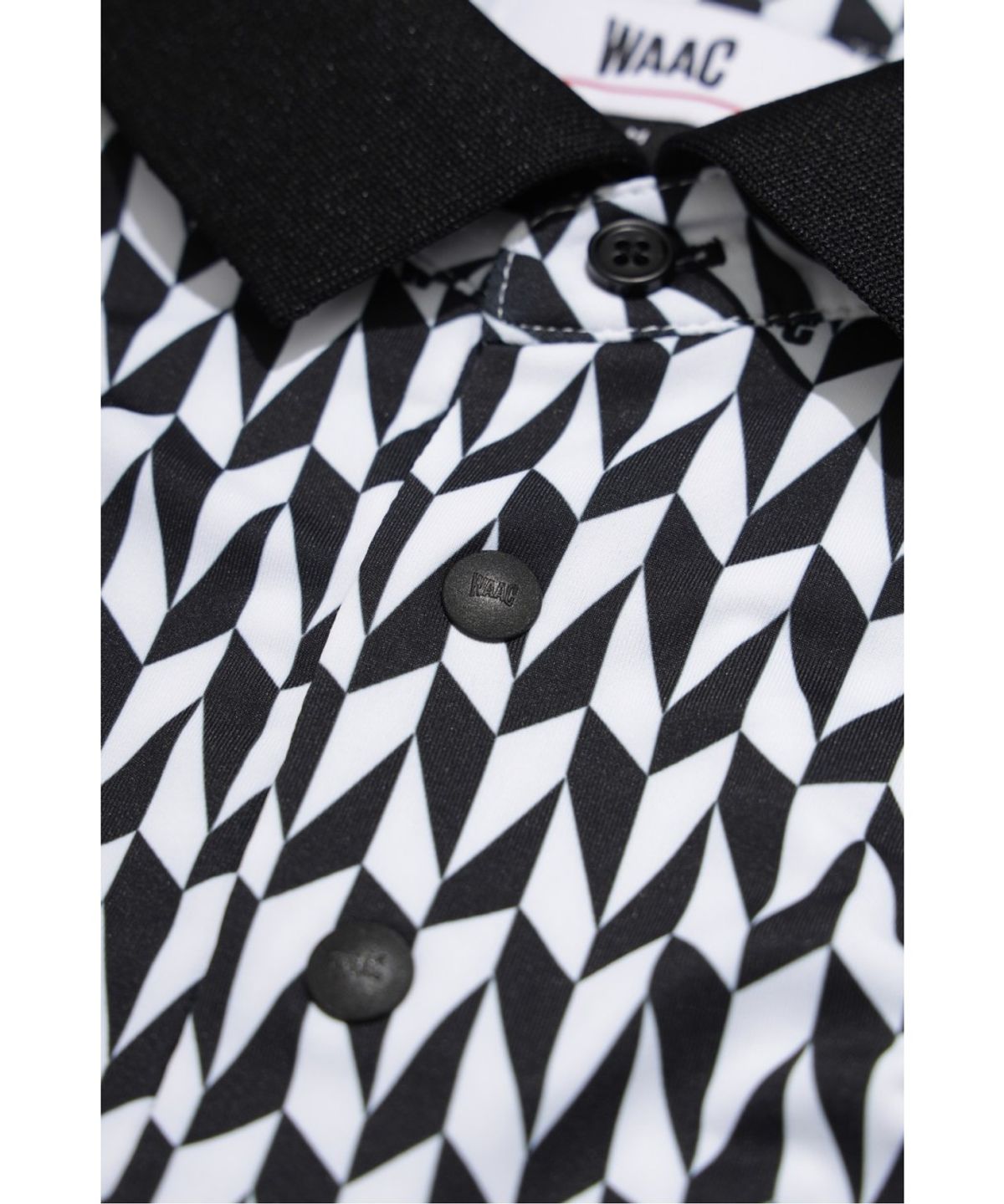 왁(WAAC) PLAYER S EDITION Arrow Print Polo WMTCM26903BKX