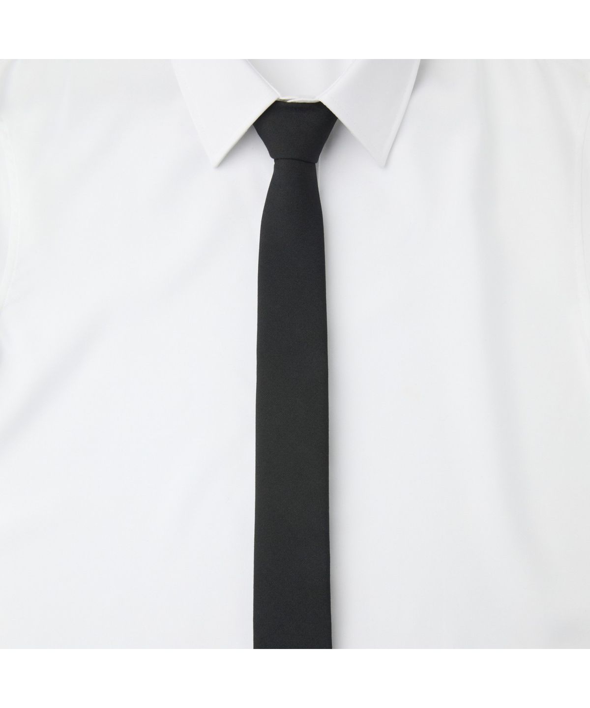 커스텀멜로우(CUSTOMELLOW) Black Wool Slim Tie CAAIX26201BKX