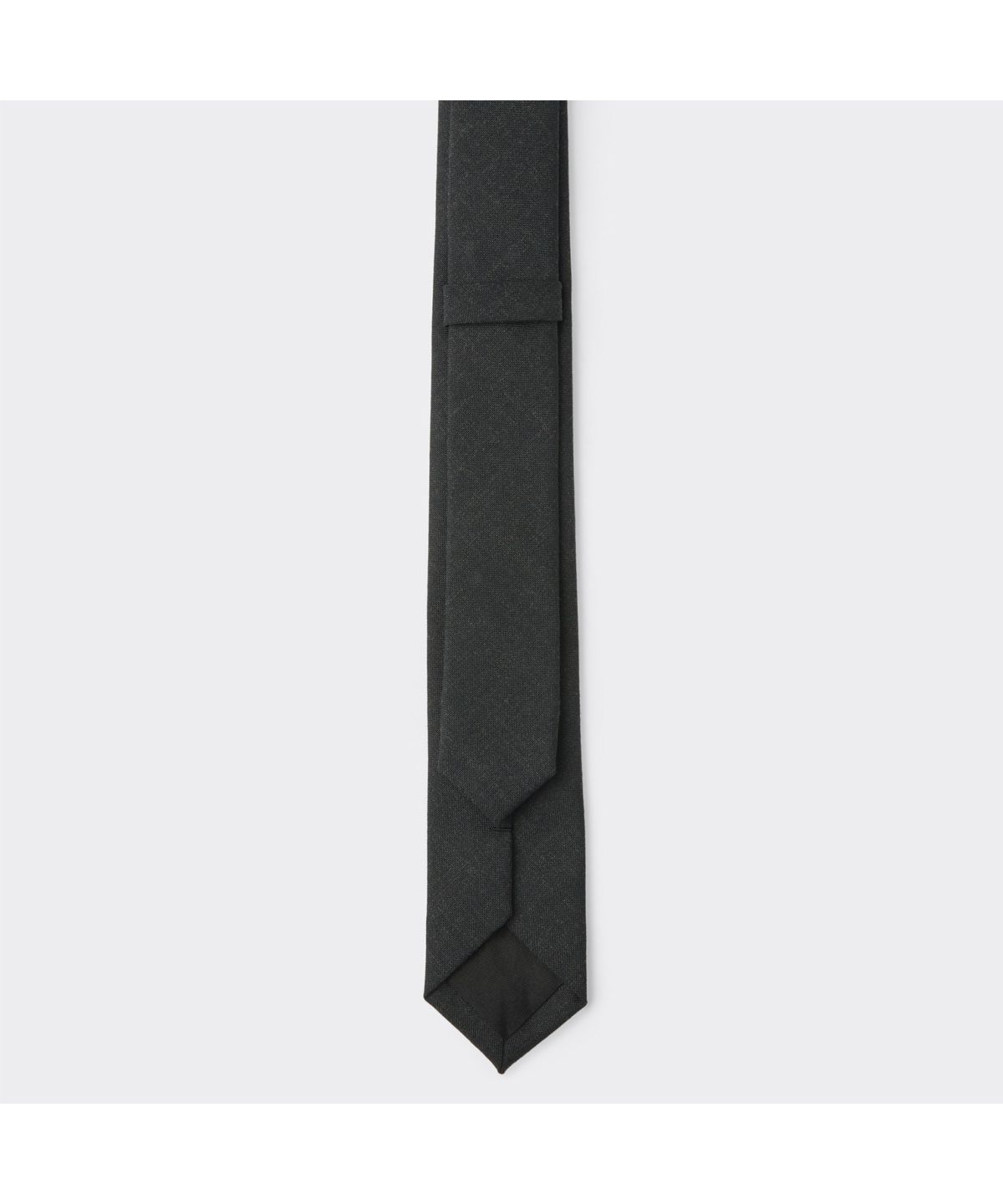 커스텀멜로우(CUSTOMELLOW) Grey Wool Slim Tie CAAIX26201GYD