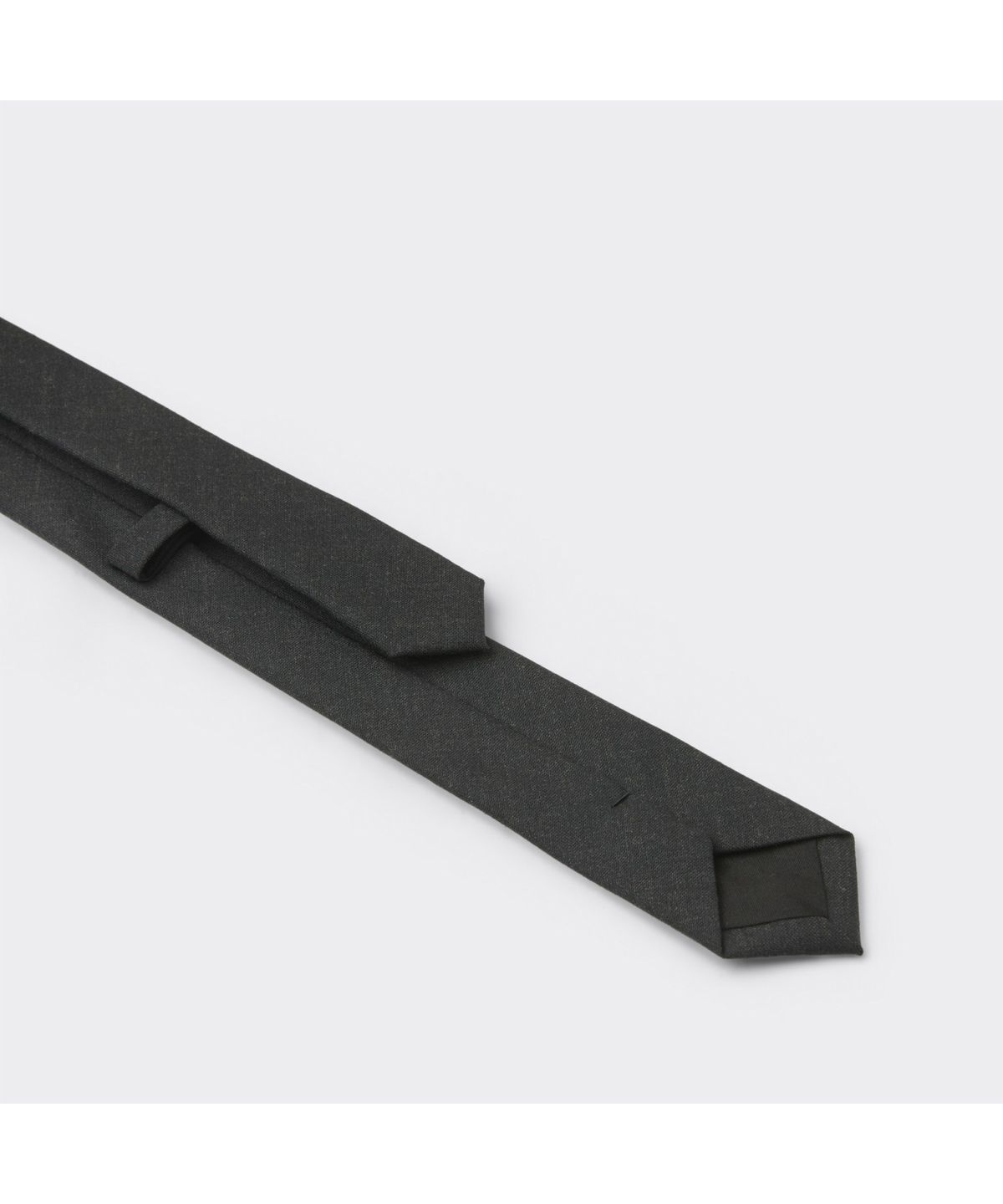 커스텀멜로우(CUSTOMELLOW) Grey Wool Slim Tie CAAIX26201GYD