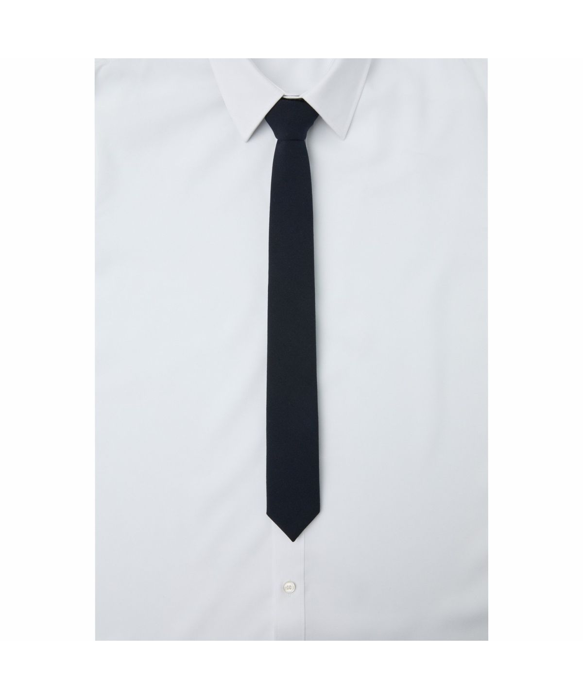 커스텀멜로우(CUSTOMELLOW) Navy Wool Slim Tie CAAIX26201NYD