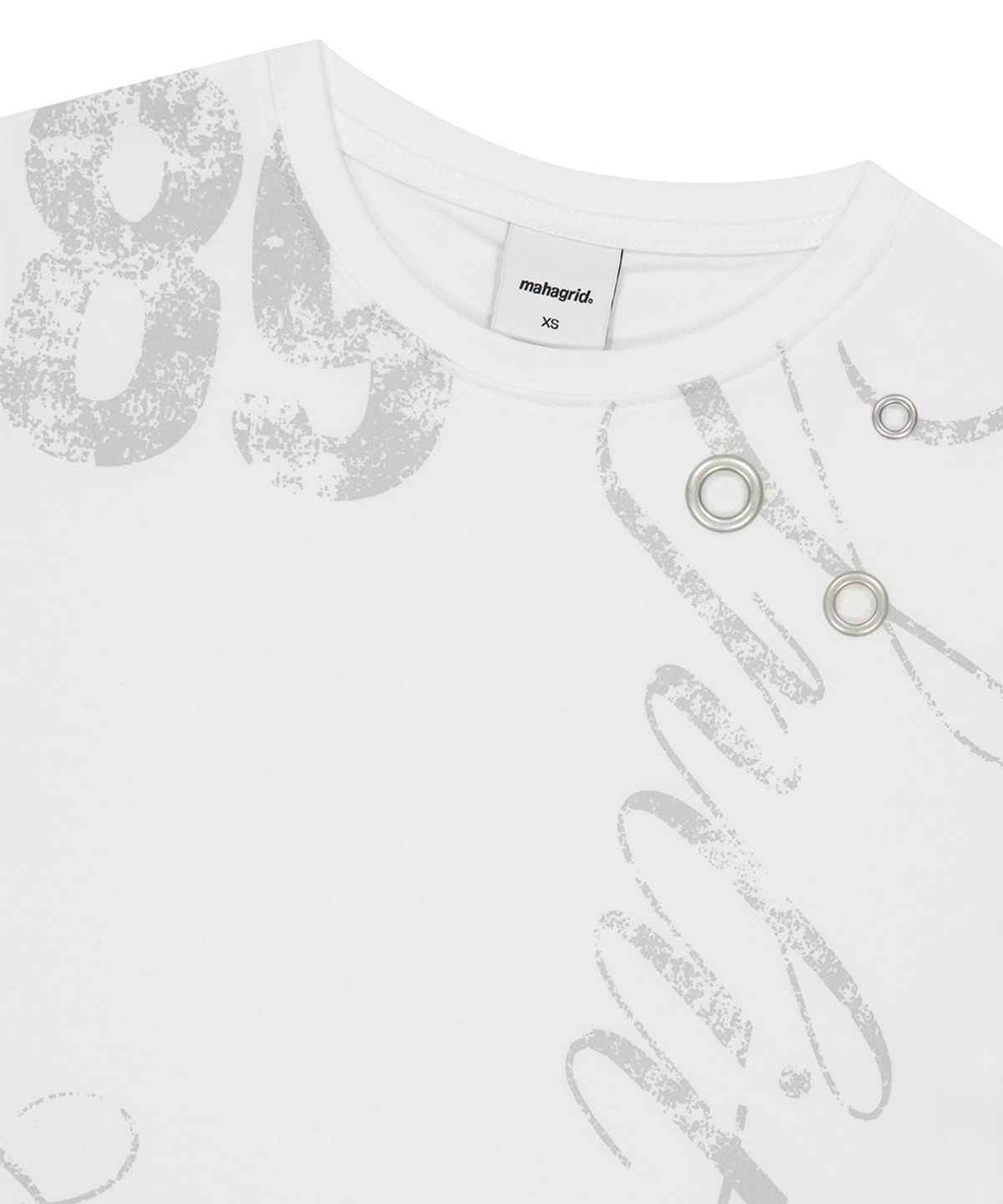 마하그리드(MAHAGRID) TRUTH EYELET TEE WHITE(MG2GMFT543A)