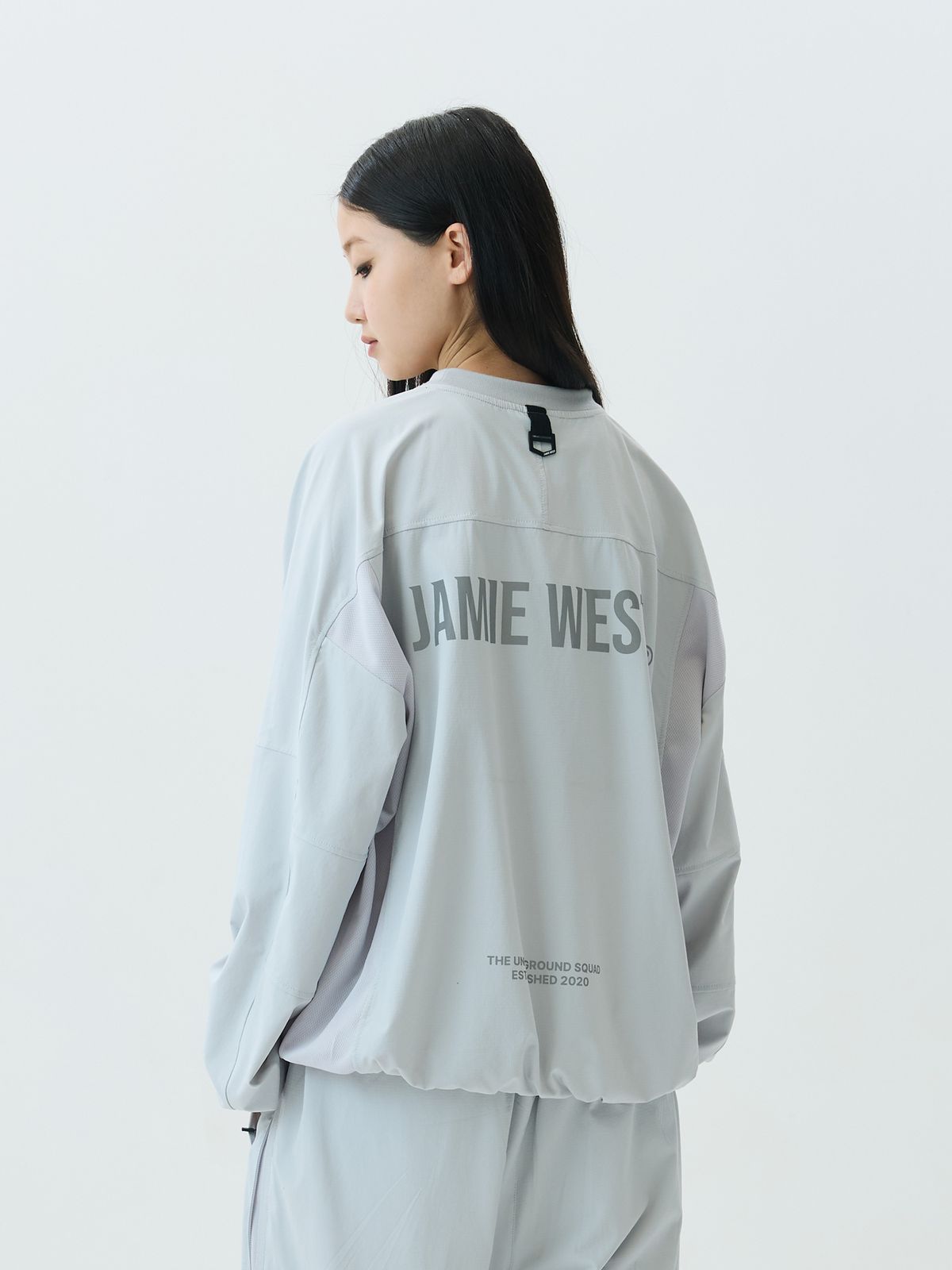 제이미웨스트(JAMIE WEST) 액티브 매쉬 패널 피스테 (그레이)