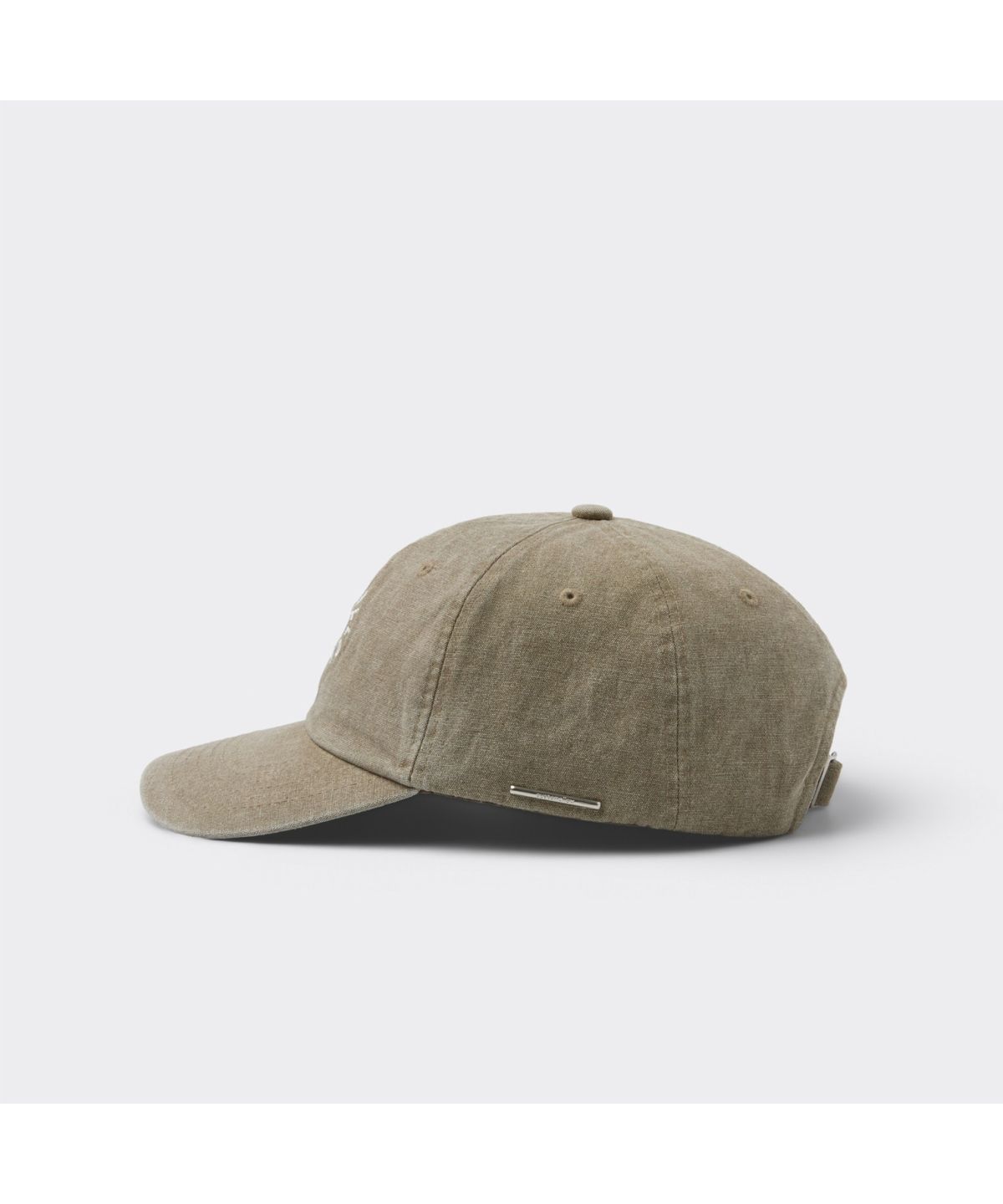 커스텀멜로우(CUSTOMELLOW) Beige Washed Denim Logo Cap CARAX26103BEX