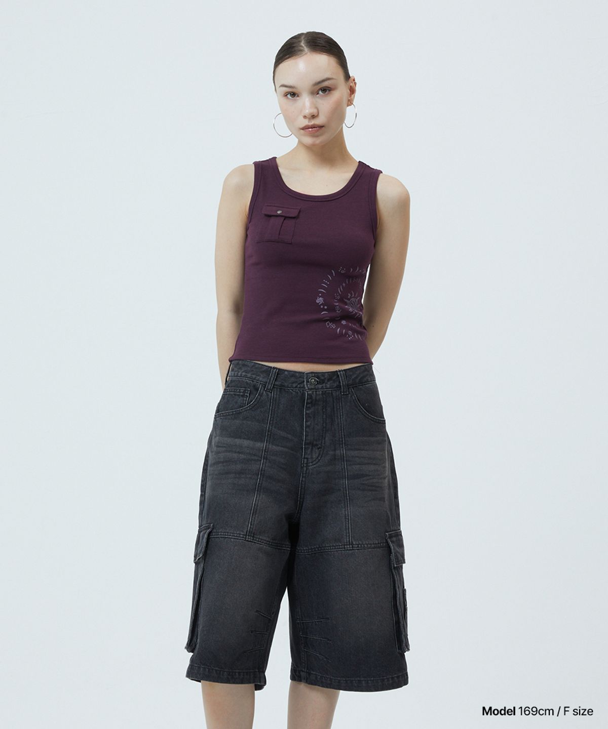 마하그리드(MAHAGRID) CAVE TANK TOP PURPLE(MG2GMFT547A)