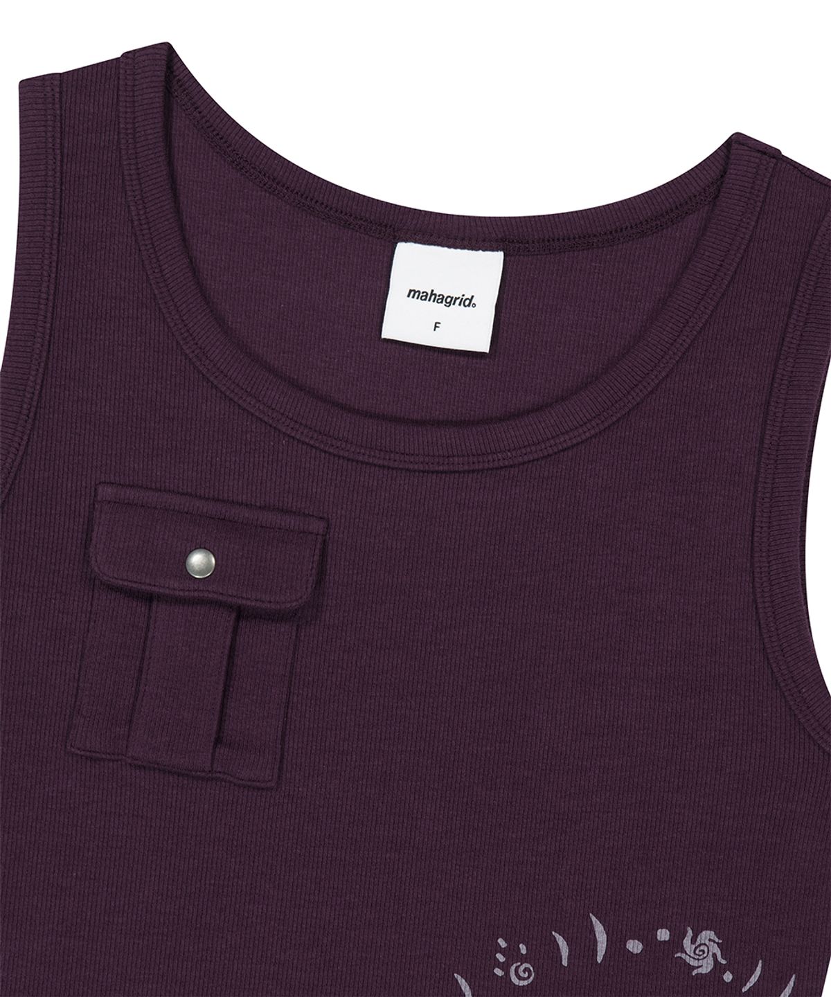 마하그리드(MAHAGRID) CAVE TANK TOP PURPLE(MG2GMFT547A)