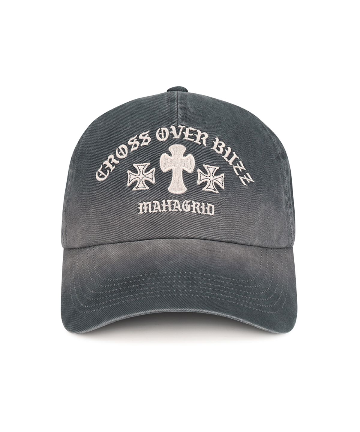마하그리드(MAHAGRID) IRON CROSS CAP CHARCOAL(MG2GSMAB22A)