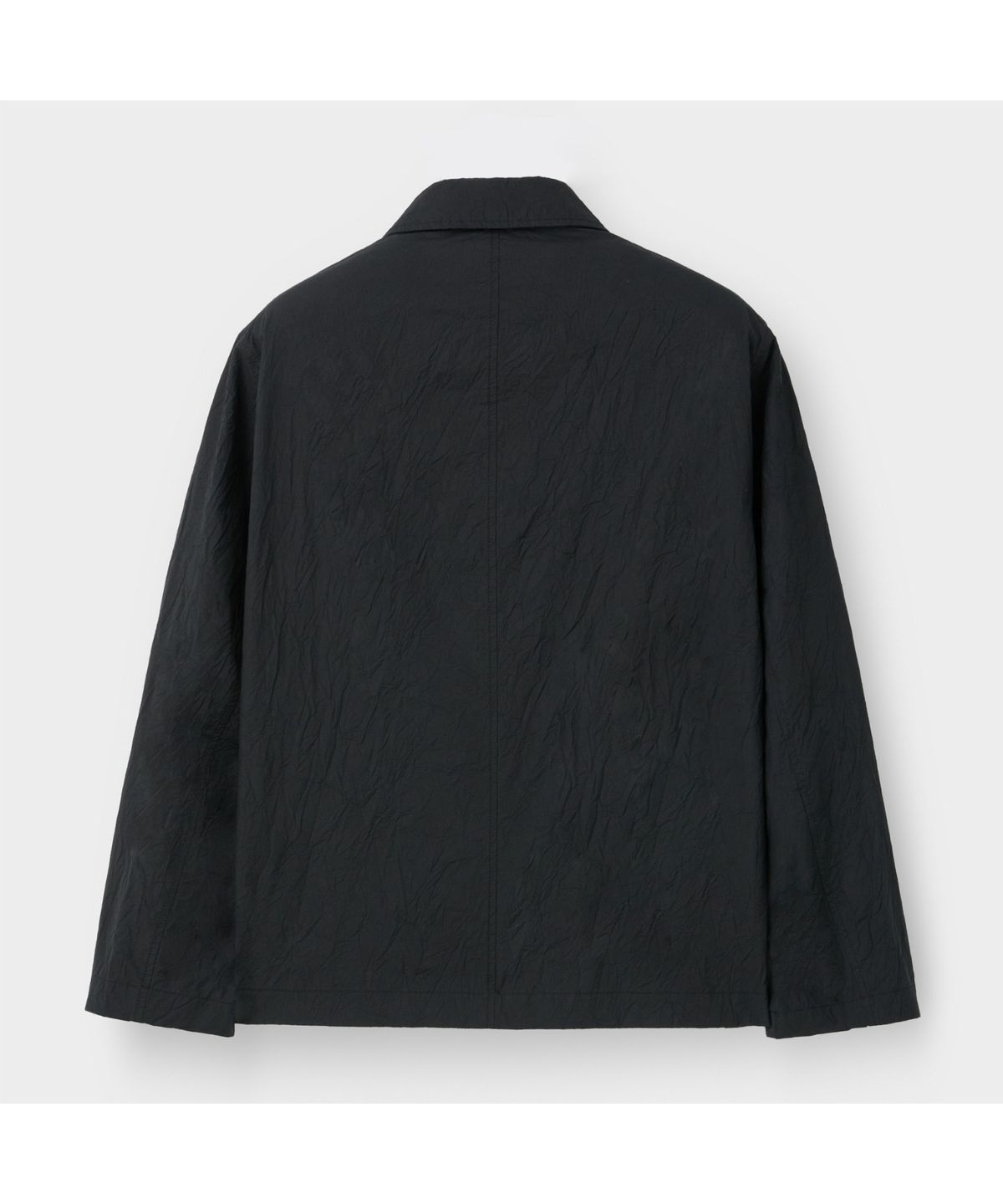 커스텀멜로우(CUSTOMELLOW) Black Creased Collar Jacket CWJAM26431BKX