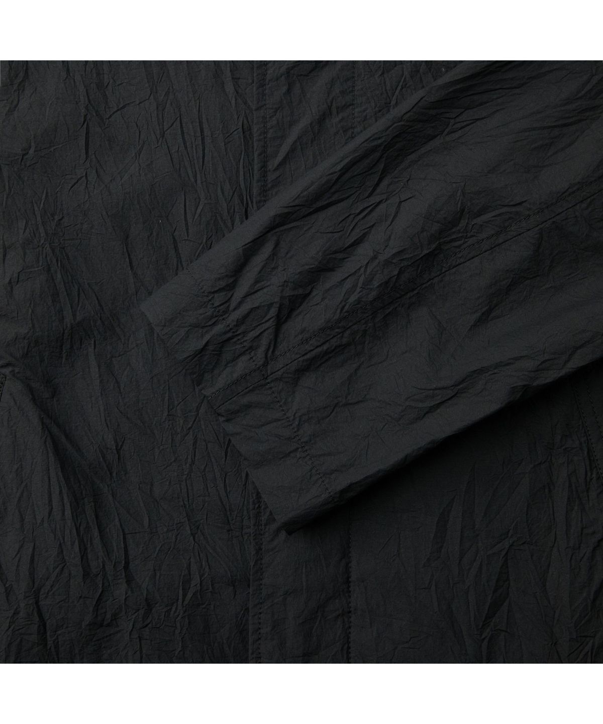 커스텀멜로우(CUSTOMELLOW) Black Creased Collar Jacket CWJAM26431BKX