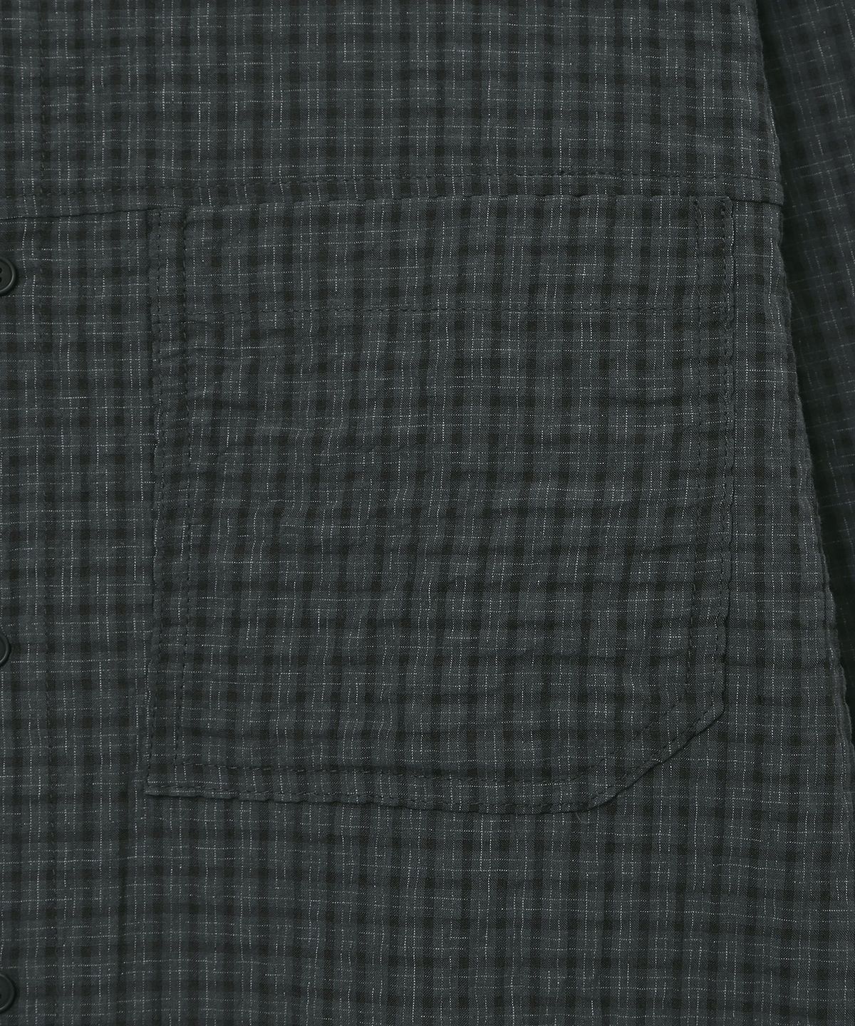 슈퍼드라이(SUPERDRY) 오버사이즈 체크 셔츠 블랙 SDUIRCQ44BLK