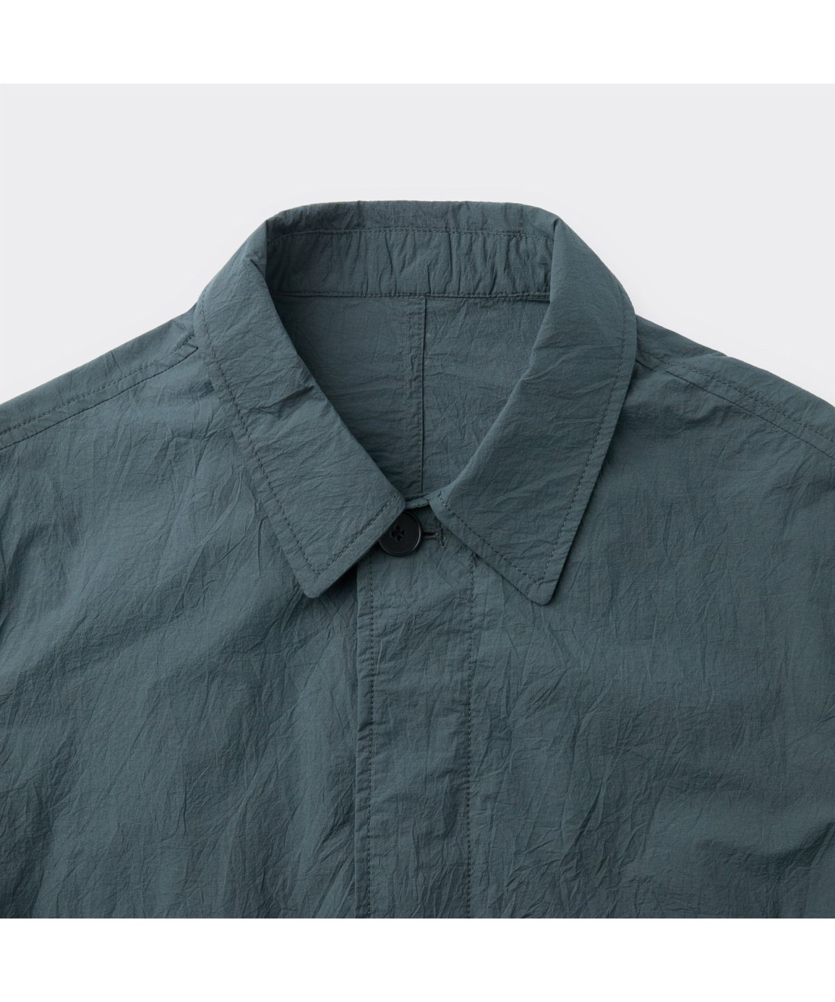 커스텀멜로우(CUSTOMELLOW) Grey Creased Collar Jacket CWJAM26431GYX
