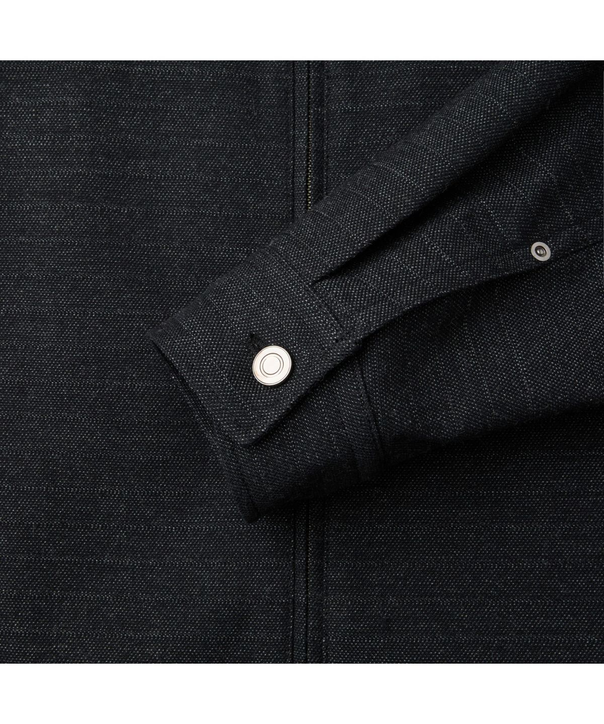 커스텀멜로우(CUSTOMELLOW) Black Two Tone Zip Jacket CWJAS26121BKX