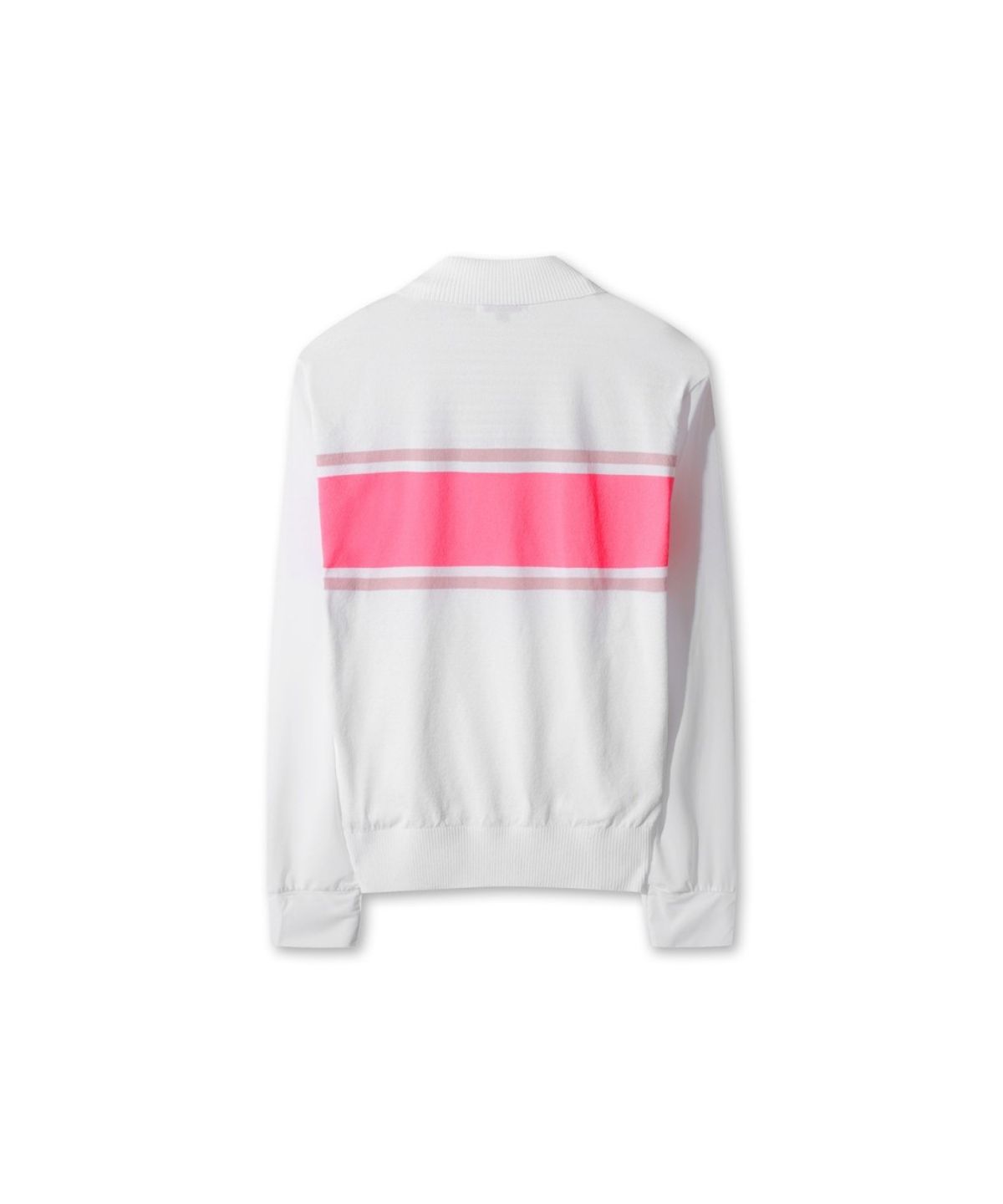 왁(WAAC) Women Color Block Knit Hybrid Polo WWTBM26206WHX